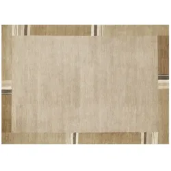 Handgeknüpfter Naturteppich  Sensation Silk Lakir , beige , Wolle , Maße (cm): B: 90
