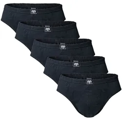 CECEBA Herren Slips, Vorteilspack - Sport Slip, Basic, Baumwolle, M-3XL, einfarbig Schwarz XXL 15er Pack (3x5P)