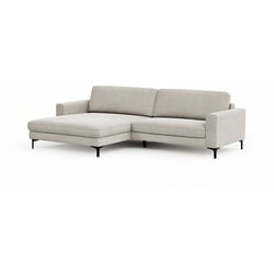 CASEDO Ecksofa Alicante Stoff Naturel