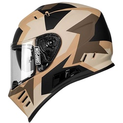 Simpson Venom Tank, Integralhelm - Matt Beige/Braun/Schwarz - L