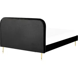 Beliani Flayat 140 x 200 cm H2 Schwarz/Gold