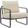CLP Lounger Manea creme/Kunstleder