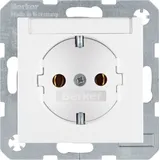 Berker SCHUKO-Steckdose pws/gl 47508989