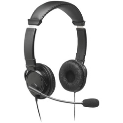 Kensington On-Ear Stereo-Kopfhörer mit USB-Anschluss schwarz