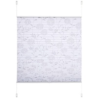 LIEDECO Klemmfix-Plissee 60 x 130 cm Polyester Weiß