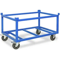 BRB Paletten-Fahrgestell LxBxH 1210x810x700 mm, Tragkraft 750 kg, hohe Ausführung