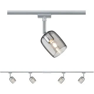 Paulmann URail Blossom Basisset G9 max. 4x10W dimmbar 230V Chrom Rauch