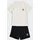 adidas REGULAR WIDE RIB SET Shorty T-Shirt und Shorts Schwarz 68