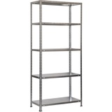 Simon Rack SimonRack Schwerlastregal, Lagerregal, 200x110x40 Metallregal, Kellerregal, Biegestelle 90 kg, 5 Fachböden, Galvanisiert - Comfort