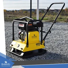 BAMATO Rüttelplatte R-100 mit Gummimatte & Zubehörkit