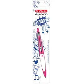 Herlitz Kugelschreiber Basic Pink/Weiß 0,6 mm 1 St.