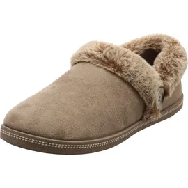 SKECHERS Cozy Campfire - FRESH Toast Damen-Slipper, Dark Taupe, 8