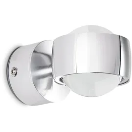 hofstein Arche »Arche« LED Außenwandlampe aus Metall/Glas in Anthrazit