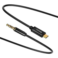 Baseus USB-C auf 3,5 mm 1,2 m Schwarz