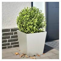 VidaXL Pflanzkübel 40x40x40 cm Edelstahl