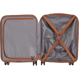 Travelite Bali 4-Rollen Cabin S 55 cm / 34 l weiß/cognac