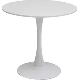 Kare Tisch Ø 80 cm weiß