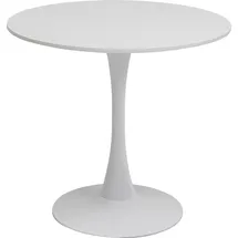 Kare Tisch Ø 80 cm weiß
