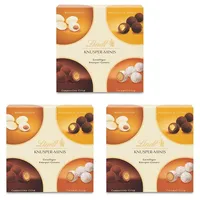 Lindt Schokolade Knusper Minis | 200 g | Geselliger Knuspergenuss in den Sorten Cappuchino Crisp, Caramel Crisp, Haselnuss in Nougat und Vanille-Mandel | Pralinengeschenk | Schokoladengeschenk