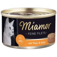 Miamor Feine Filets Thunfisch & Käse 24 x 100
