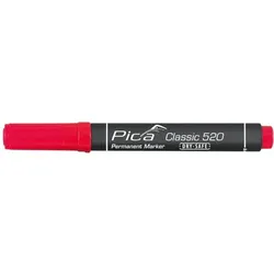 Pica Permanentmarker 1-4mm, Rund spitze, rot