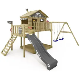 Wickey Spielturm Smart Coast mit Schaukel & Rutsche, grau NO SIZE