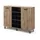 Vicco Kommode Amber 133,6 x 100 cm Braun