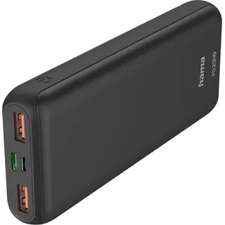 Hama PD20-HD Powerbank (Akku) - schwarz - 20000 mAh