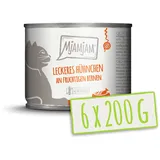 MjAMjAM 200 Gramm Katzennassfutter Sparpaket 12 x 200 Gramm leckeres Hühnchen mit Birnen