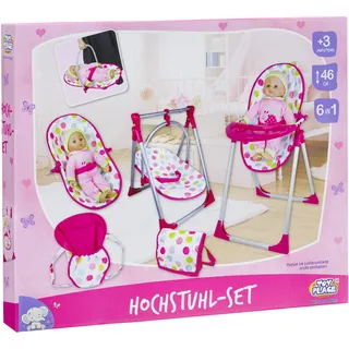 Müller - Toy Place - 6 in 1 Hochstuhl-Set
