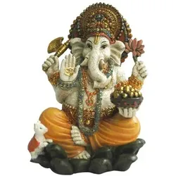 Signes Grimalt  Statuetten und Figuren Ganesh-Figur  in Orange, Einheitsgrösse