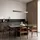 LUCANDE Mylosh 1-flg. dimmbar 110 cm Modern / Braun
