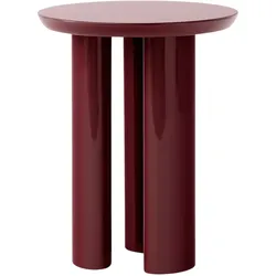 &Tradition Tung JA3 Beistelltisch, burgundy red