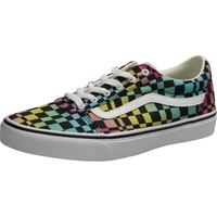 Vans Ward Sneaker, Trippy Checkerboard Multi/White, 36 EU - 36 EU