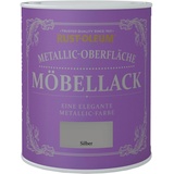 Rust-Oleum Möbellack Metallisch Silber Matt 750 ml