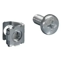 Rittal Federmuttern mit Schrauben M6x10mm T-Nut-Profil PK=50Stck