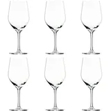 Stolzle Lausitz Stölzle Lausitz Weißweinkelch Ultra aus Glas hergestellt, 6er Set, Fassungsvermögen: 375 ml, Höhe: 194 mm, Außendurchmesser: 80 mm, 3760002