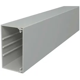 OBO Bettermann Vertr Wand+Deckenkanal m.Obert. 60x110mm PVC sgr WDK60110GR m.Lochung