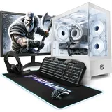 Vibox IV-447 Gaming PC Set Komplett - Monitor 23 Zoll - AMD Ryzen 7 5700X 4,6 GHz - Radeon RX 9070 16 GB - 16 GB RAM - 1 TB NVMe M.2 SSD - Windows ...