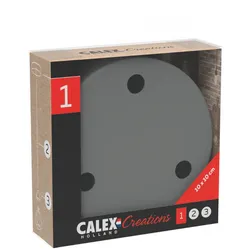 Calex | Deckenplatte aus Metall | Ø100mm | 3 Löcher | Beton