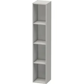 Duravit L-Cube 18x18x100cm, 4 Fäch., vert, betongr matt