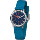 Jacques Farel Hayfield KCF 078  - Textilarmband Blau