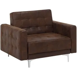 Sessel ABERDEEN Kunstleder Braun