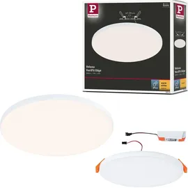 Paulmann VariFit LED Einbaupanel Veluna Edge 1 Stk. rund 160mm 1100lm 3000K Weiß