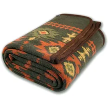 acushla Decke aus Merinowolle für AC (Nordic-Green, 79 x 63)
