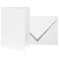 Artoz Faltkarten mit Briefumschlägen Mosaic DIN B6 weiß