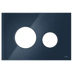 TECE TECEloop WC-Blende 9240615 Glas abendblau, für WC-Betätigungsplatte