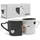 MiaMio Kaffeetasse 0,3 l Grau 2 St.