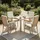 Okwish Garten-Essgruppe 5-tlg. Beige