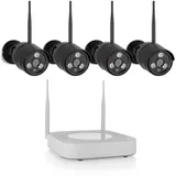 smartwares CMS-30300 Drahtloses 4er-Kamera-Set